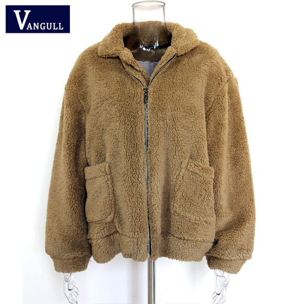 Vangull Faux Fur Warm Winter Coat Plus Size S 2xl Women Fashion Fluffy Lilypoe 4286