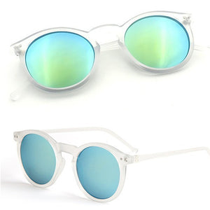 Fashion multicolour 2017 mercury Mirror glasses men sunglasses women male female coating sunglass gold round