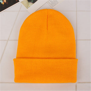 2018 Spring Beanies Woolen Cap Men Winter Hat For Women Solid Skullies Hip Hop Hats Autumn Casual Unisex Knit Beanie Warm Caps