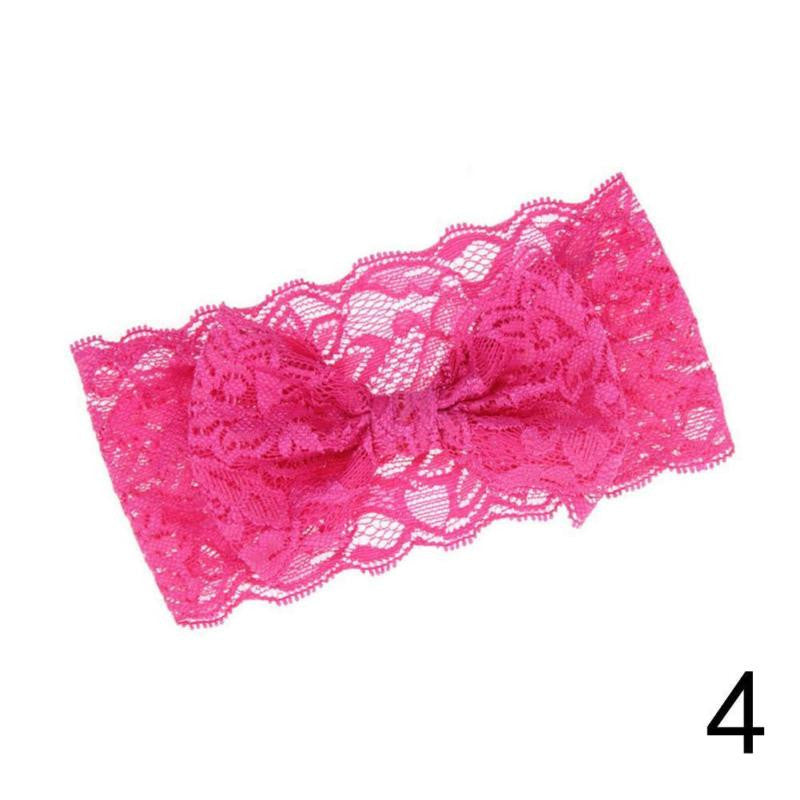 Baby Girls Toddler Kids Lace Sequin Bow Headband Hair Band Accessories Headwear